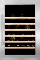 Vinata Premium Wijnklimaatkast Serottini Inbouw - RVS - 48 flessen - 88.5 x 59x 55.8 cm - Glazen deur