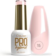 Clavier Pro Hybrid Gellak Perfection Roze - 15 - Lichtroze - Glanzend - Gel nagellak