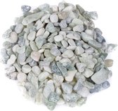Decoratie/hobby stenen/kiezelstenen lichtgrijs 350 gram - 2 a 3 cm