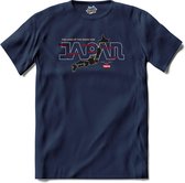 The Land Of The Rising Sun | Tokyo - Japan - Reizen - Cadeau - Kado Tip - T-Shirt - Unisex - Navy Blue - Maat M