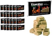Samba Bruine Aanmaakblokjes - Omdoos 768 Stuks voor BBQ & Haard