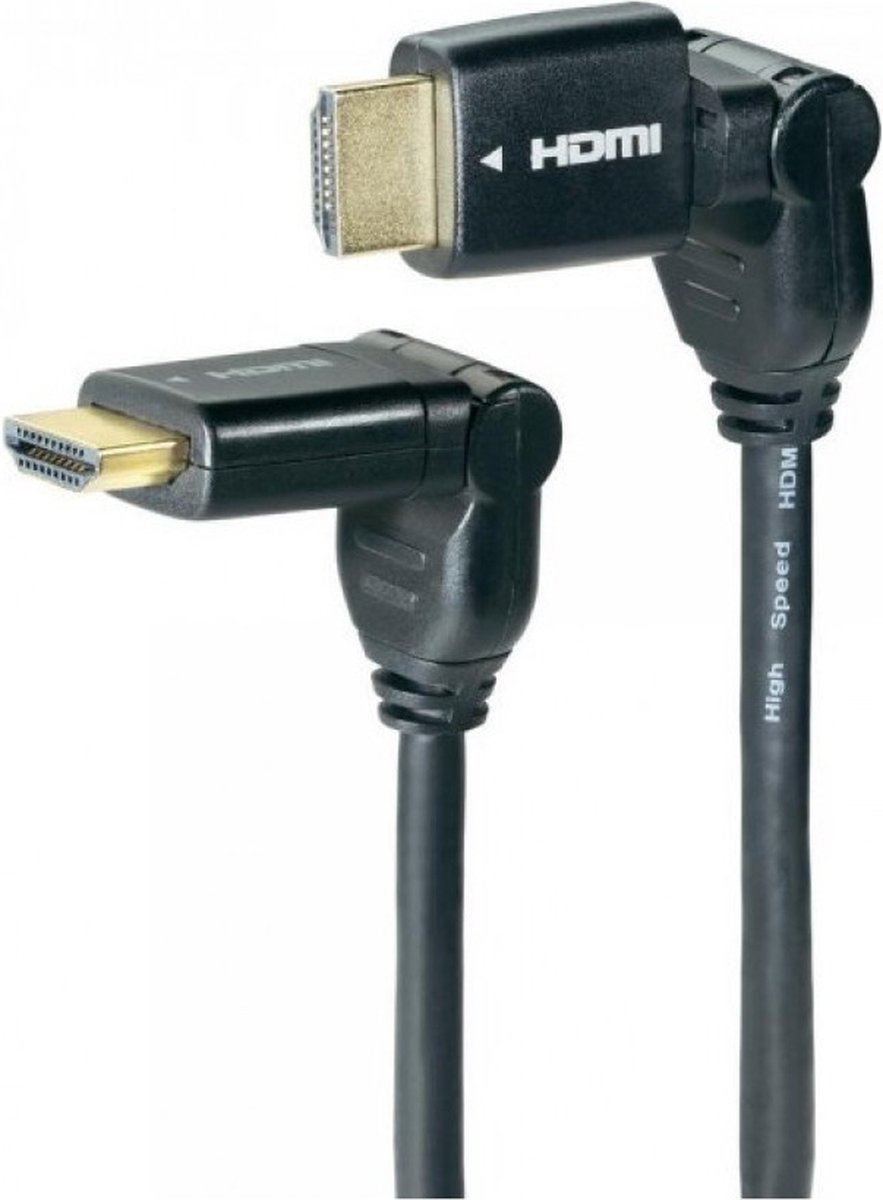 HDMI kabel haakse aansluiting 2,0 meter
