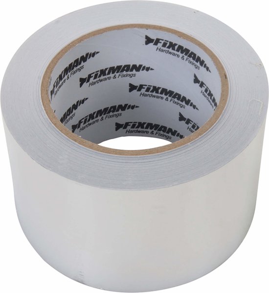 BOMEI PACK Zwart aluminium plakband 50 mm x 50 m - hittebestendig tape - aluminium tape voor isolatie en afdichting