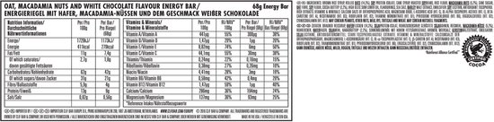 Clif Bar Energy Bar - Energiereep - Witte Chocolade Macadamia - 12x68 gram