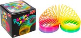 Rainbow trapveer - regenboog - springveer speelgoed traploper rups spring - funcadeau schoencadeautje - 7 cm - kerst cadeau tip