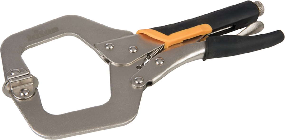 Triton Klem voor pocket boormal - vernikkeld staal - 83 mm capaciteit - snelle paneelboring