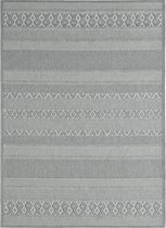 le tapis Calgary Tapis d'extérieur et d'extérieur Tapis d'extérieur Tapis de jardin Tapis d'extérieur Grijs 160 x 220 cm