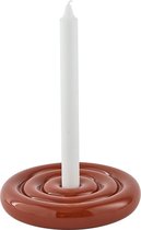 Oyoy - Savi keramische kandelaar bruin 17cm