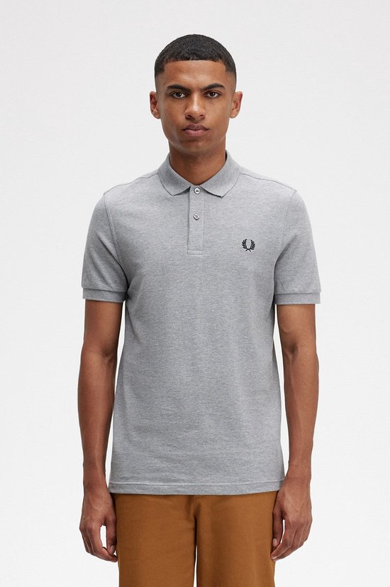 Fred Perry M3600 polo twin tipped shirt - pique - Steel Marl - Maat: 3XL