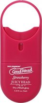 Doc Johnson Juicy Head Dry Mouth Spray To-Go - Apple - 2 fl oz / 60 ml red