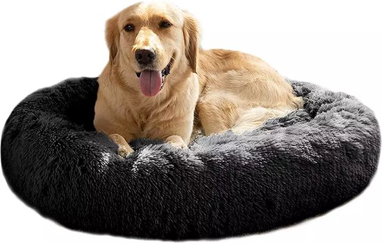 Lorell Pet Company Hondenmand L - 70cm - Hondenkussen Wasbaar - Zacht en Fluffy - Zwart