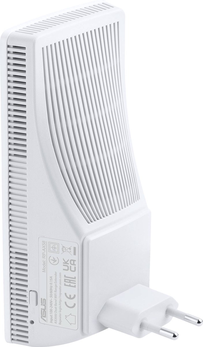 Afbeelding 2 van ASUS RP-AX58 - WiFi Repeater - AX3000 - WiFi 6 - Wit