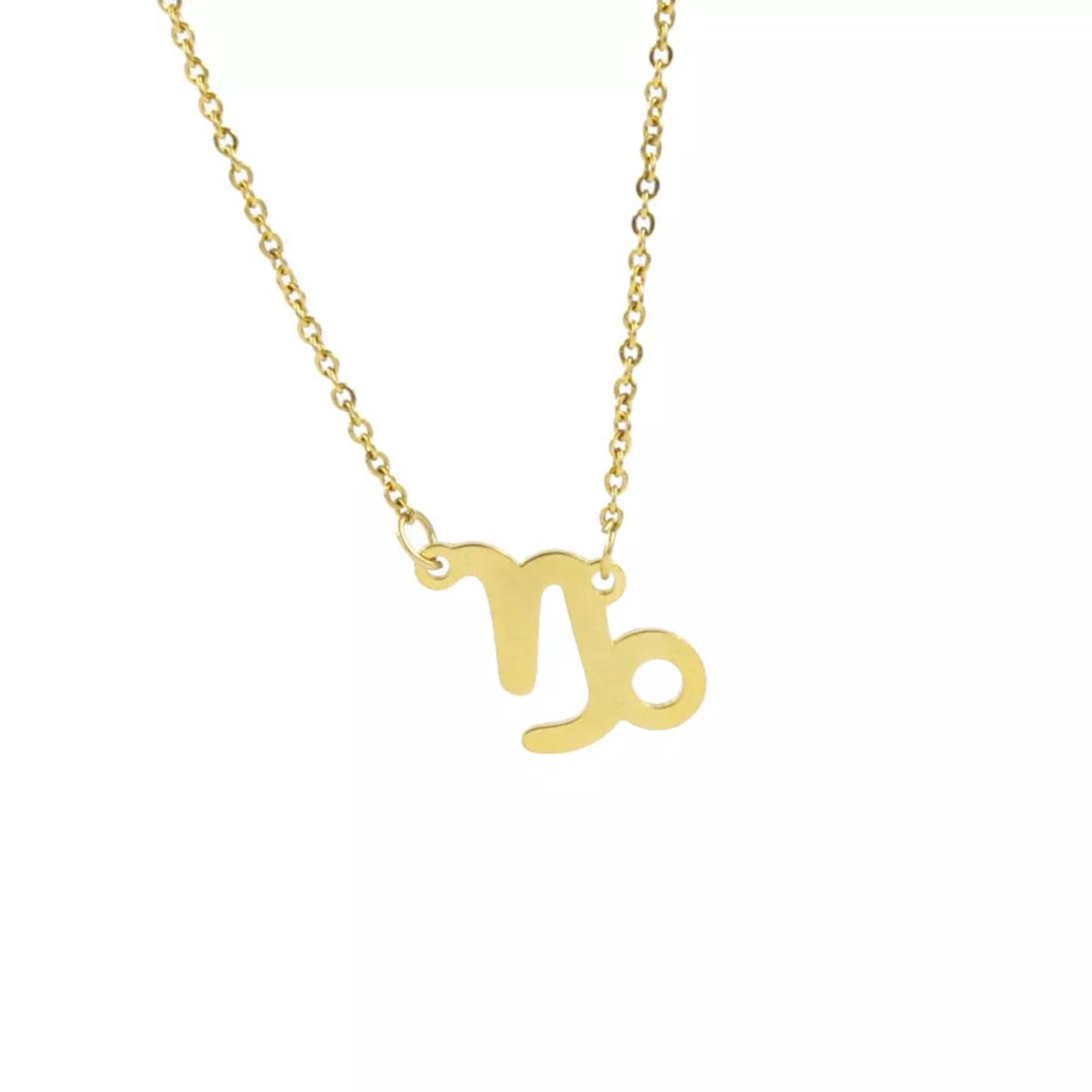 Despora - Sterrenbeeld Ketting - Sterrenbeelden - Sterrenbeeld Sieraden - Capricorn - Goudkleurig RVS (Steenbok)