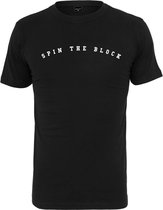 Mister Tee - Spin the Block Heren T-shirt - XXL - Zwart