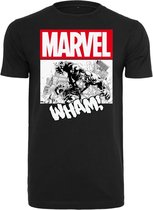 Merchcode The Avengers - Smashing Hulk Heren T-shirt - S - Zwart