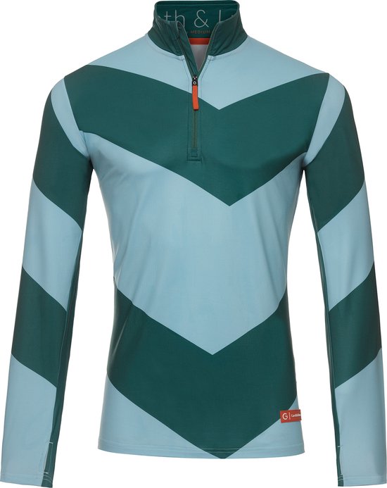 Gareth & Lucas Skipully The - Heren - 100% Gerecycled Polyester - Midlayer Sportshirt - Wintersport