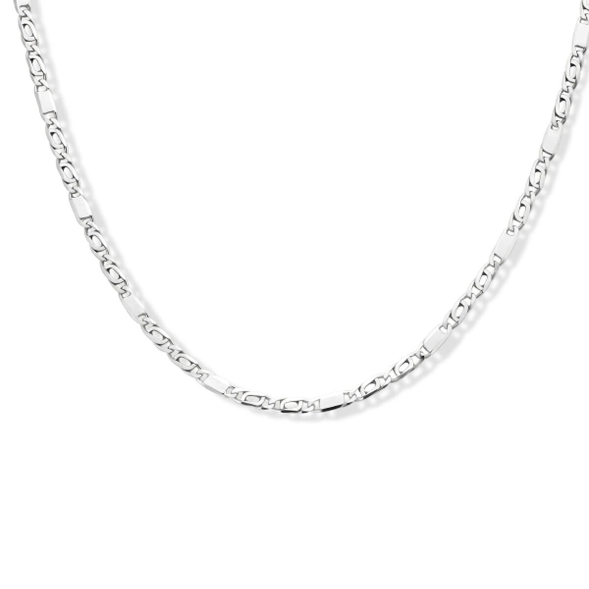 Juwelier Emo - Valkenoog Ketting Zilver 925 - Gerhodineerd - 2.6 mm breed - 45 cm