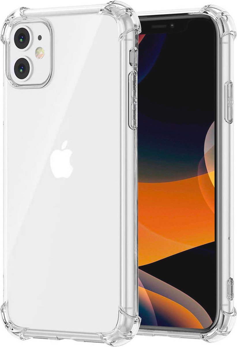 iPhone 12 Mini hoesje shock proof case transparant apple hoesjes back cover hoes