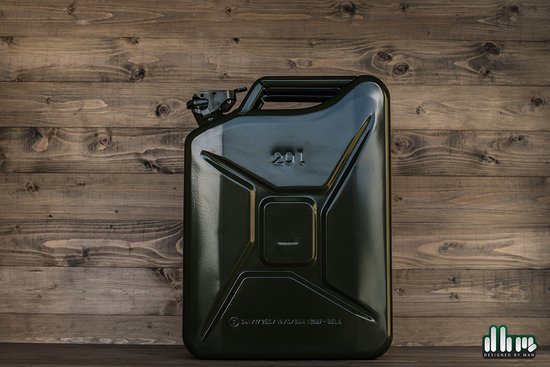 Benzine jerrycan - Metaal - 20 Liter - Groen van Benzi — afbeelding 2
