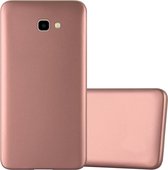 Cadorabo Hoesje geschikt voor Samsung Galaxy J4 PLUS in METALLIC ROSE GOUD - Beschermhoes gemaakt van flexibel TPU silicone Case Cover