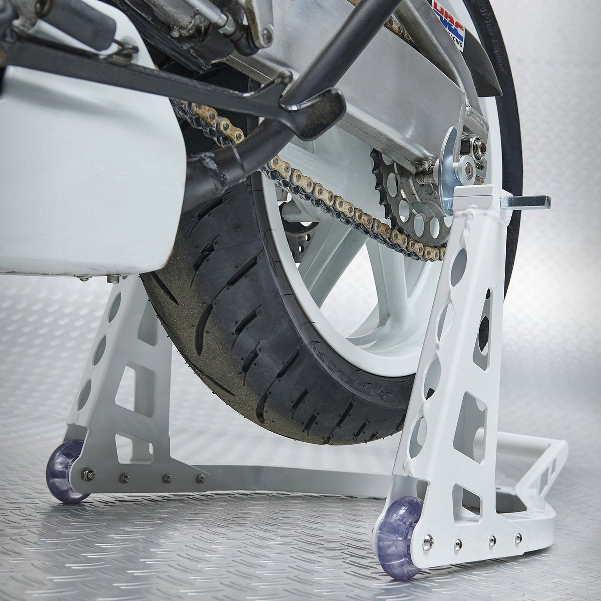 Datona® MotoGP Paddockstand achterwiel - BMW Wit