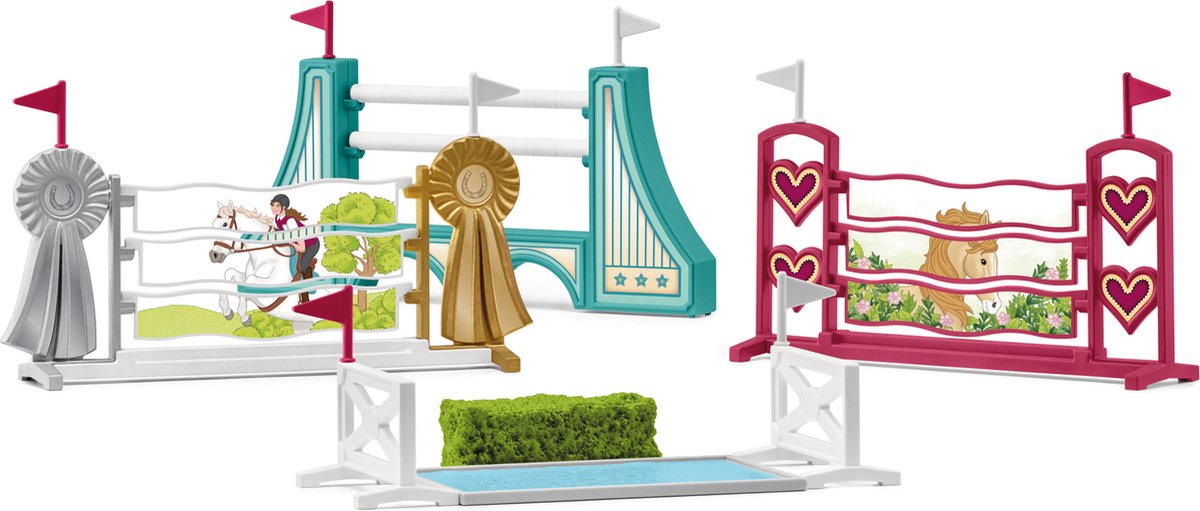 schleich HORSE CLUB - Paardenaccessoires voor de hindernisbaan - 42612 — afbeelding 2