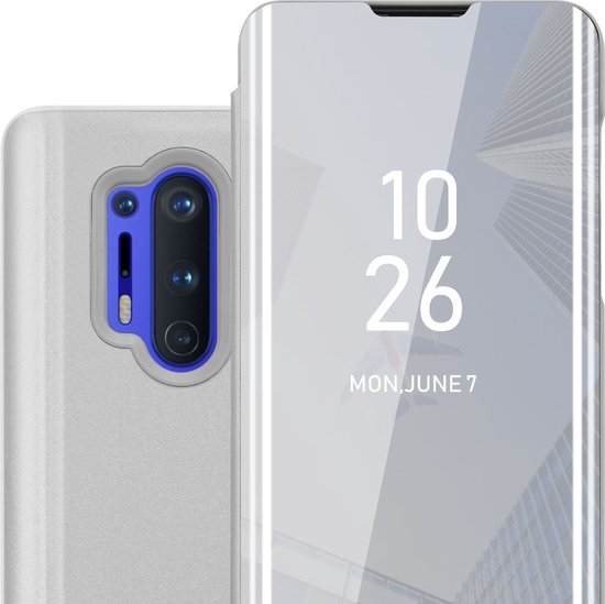 Cadorabo cover per OnePlus 8 in GRIGIO con slot per schede, copertura