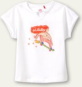 Oilily Tessa - T-Shirt - Meisjes - Wit - 92