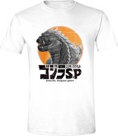 Godzilla Heren Tshirt -S- Tokyo Destroyer Wit