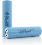 Bol.com LG INR18650MH1 3200mAh 10A 3.6V oplaadbaar Lithium batterij - Flat Top - 1 Stuk aanbieding