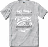 Vintage Legend Sinds 1973 - verjaardag en feest cadeau - Kado tip - T-Shirt - Unisex - Donker Grijs - Gemêleerd - Maat 3XL