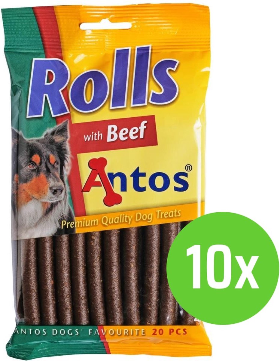 Antos Rolls Rund - hondensnack - 200 gram - 10 Verpakkingen