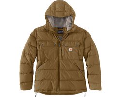 Carhartt Rain Defender Montana Insulated Bruin Winterjas Heren Maat L (valt als XL)
