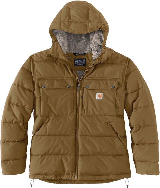 Carhartt Rain Defender Montana Insulated Brown Veste d'hiver Homme Taille L  (convient... | bol
