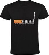 Tegen roken Heren T-shirt | sigaret | anti roken | stop roken | Zwart