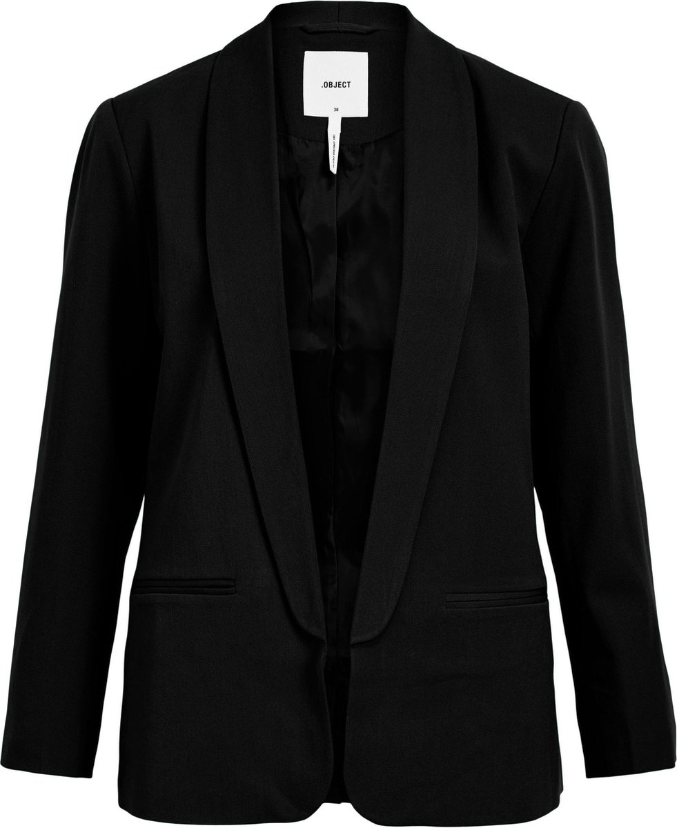 Object OBJLISA L/S BLAZER NOOS Dames Blazer BLACK - Maat 44