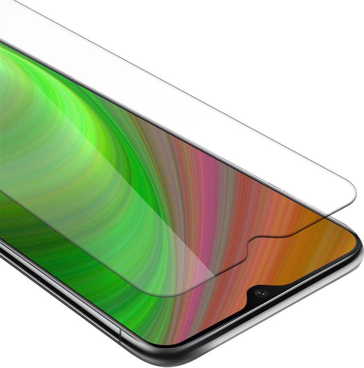 Cadorabo Screenprotector geschikt voor OnePlus 6T - Pantser film Beschermende film in KRISTALHELDER Geharde (Tempered) display beschermglas in 9H hardheid met 3D Touch