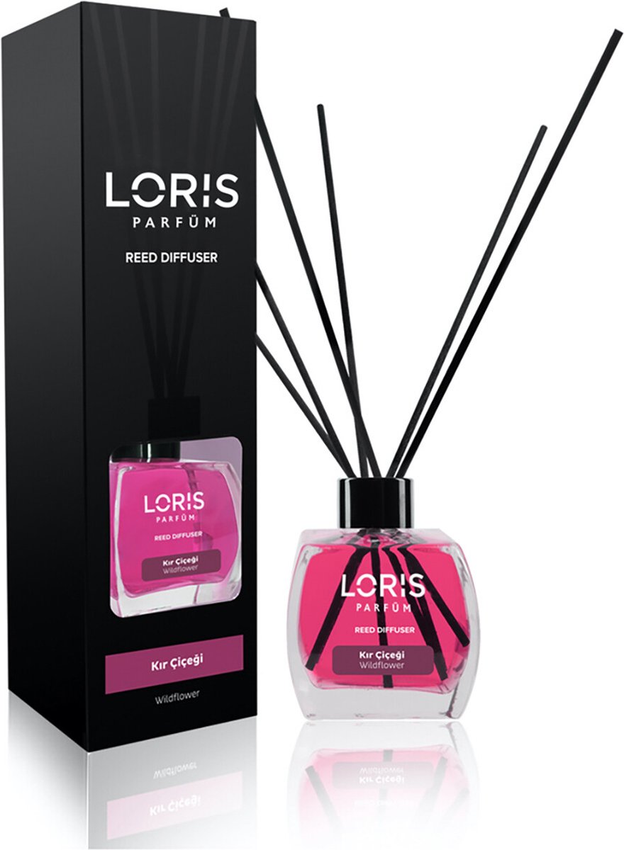 LORIS - Parfum - Geurstokjes - Huisgeur - Huisparfum - Wildflower - 120ml