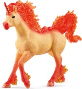 schleich BAYALA - Elementa Vuur Eenhoorn Hengst - Unicorn speelgoed - 70756