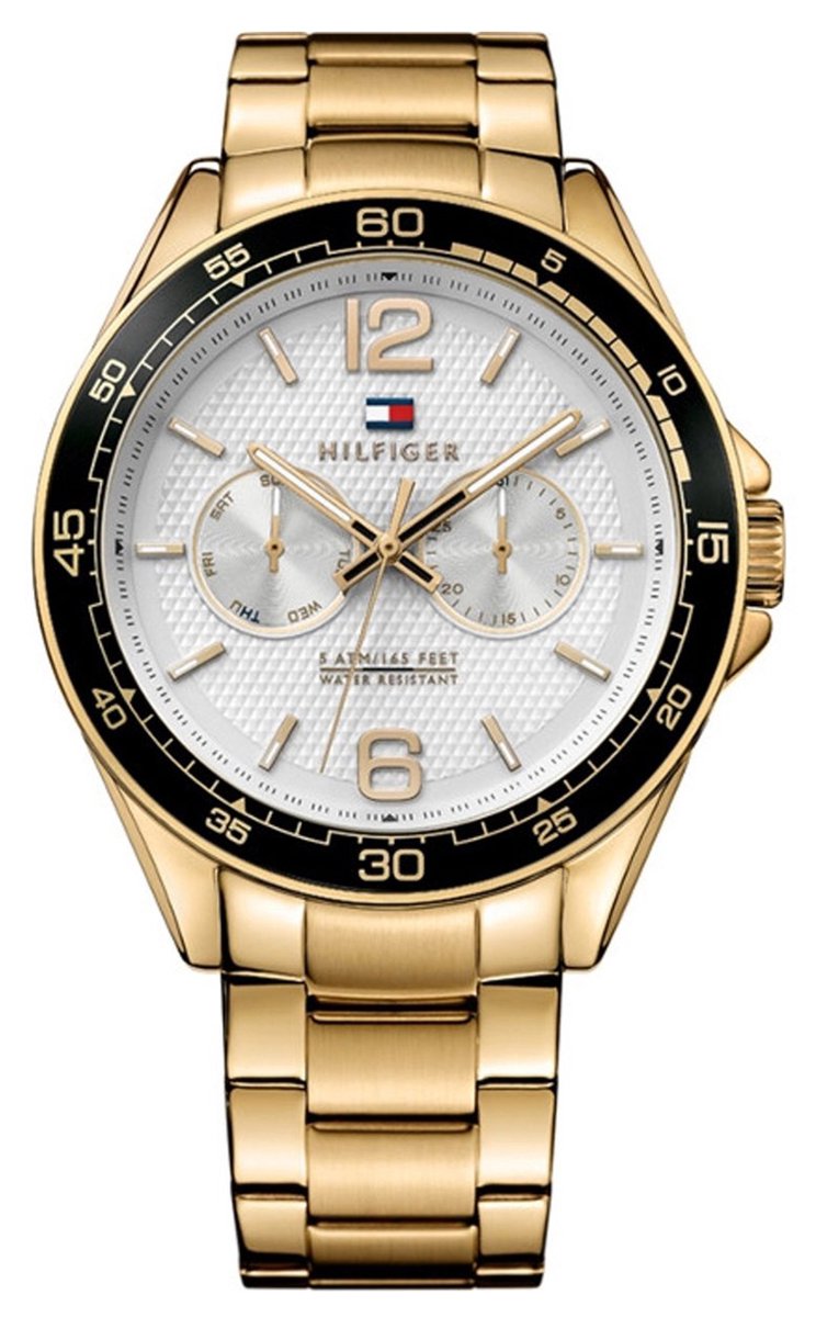 Tommy Hilfiger TH1791365 horloge heren - goudkleurig edelstaal