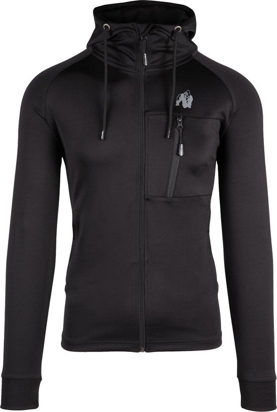 Gorilla Wear - Scottsdale Trainingsjas - Track jacket - Zwart/Black - 4XL
