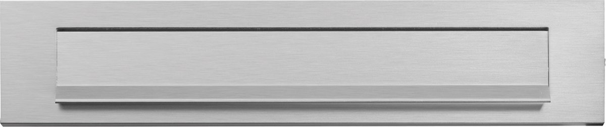 AXA Brievenbus Briefplaat: Aluminium geslepen (325 x 67 mm)