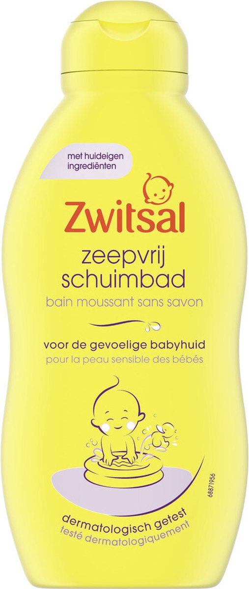 6x Zwitsal Zeepvrij Schuimbad 200 ml van Merkloos — afbeelding 2