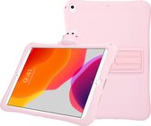 Cadorabo Tablet Hoesje geschikt voor Apple iPad AIR 3 (10.5 inch) - Design Roze Dinosaurus No. 15 - Beschermhoes geschikt voor kinderen gemaakt van flexibel TPU Case Cover silicone met standfunctie