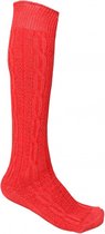 Bel Party Wears / Bas tyroliens Rouges / Chaussettes Adultes - Extra Groot - Taille 39 - 40