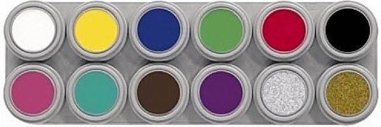 Grimas Water Make-Up - 12 Palette A