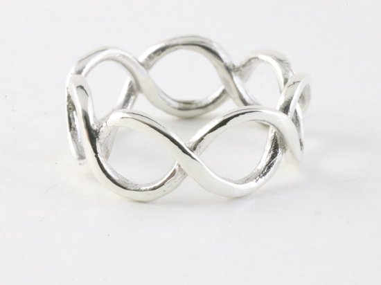 Bague ajourée en argent - taille 19,5