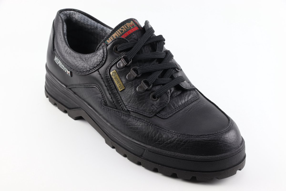 Pennenvriend Gorgelen Praten tegen Heren Veterschoenen Mephisto Barracuda Goretex Black Zwart - Maat 8 |  bol.com