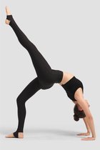 Superstacky Ladies Yoga Legging - Pantalon de sport - Fitness - Pilates - Taille haute - Zwart - Taille S
