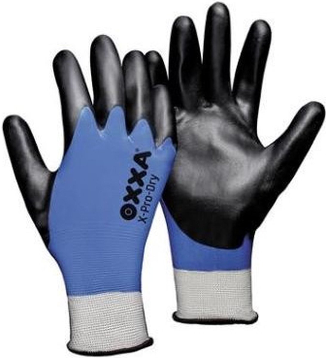 OXXA Premium X-Pro-Dry 51-300 Waterdichte Handschoen - - Blauw - 8/M- 1 paar